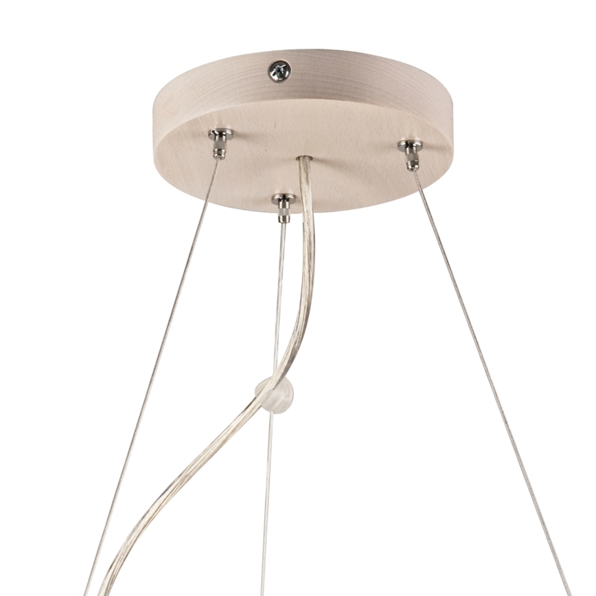 Luster na lanku 3xE27/60W/230V ø 47 cm borovica