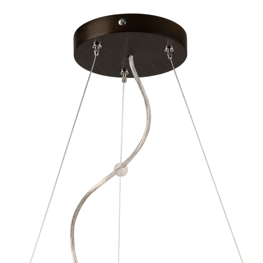 Luster na lanku 3xE27/60W/230V ø 47 cm borovica
