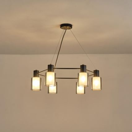 Luster na lanku 6xE14/15W/230V
