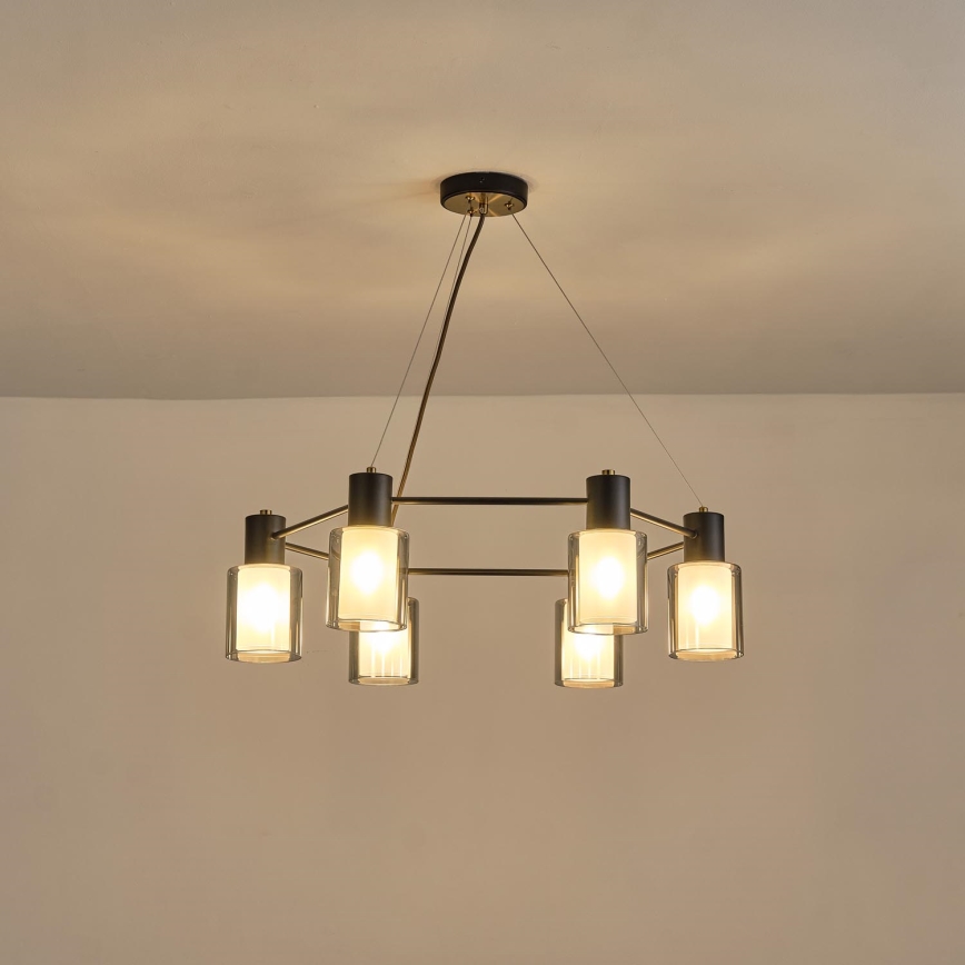 Luster na lanku 6xE14/15W/230V