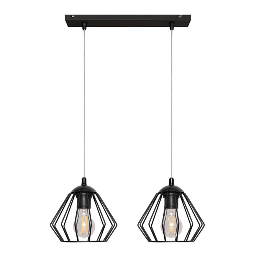 Luster na lanku AGAT 2xE27/15W/230V