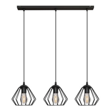 Luster na lanku AGAT 3xE27/15W/230V