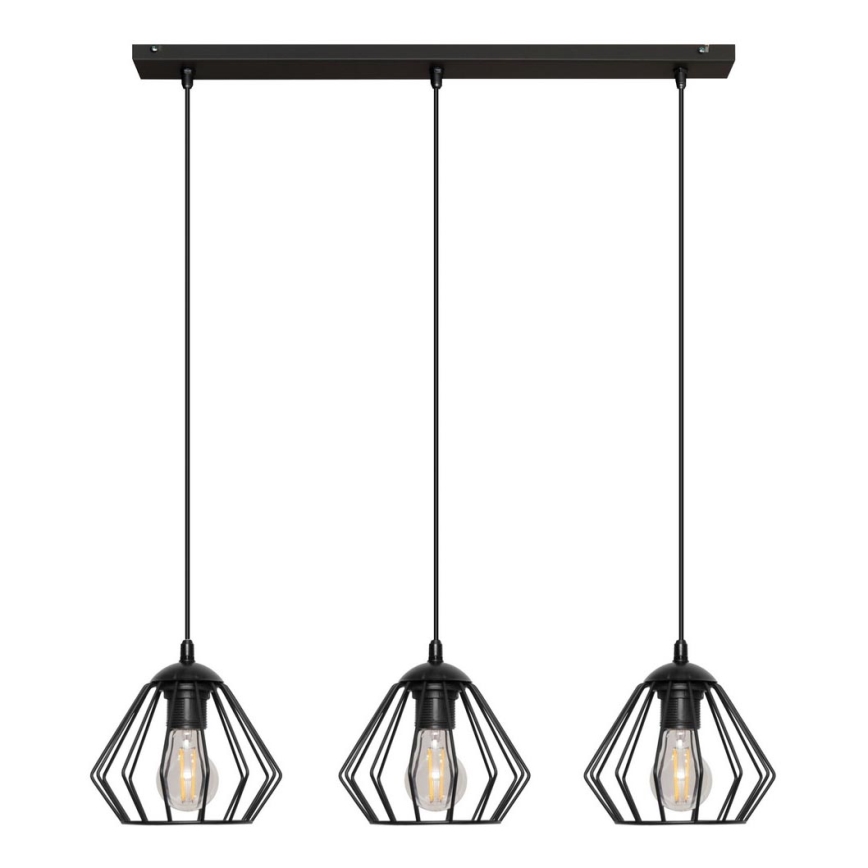 Luster na lanku AGAT 3xE27/15W/230V