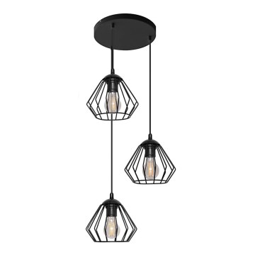 Luster na lanku AGAT 3xE27/15W/230V
