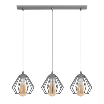 Luster na lanku AGAT 3xE27/15W/230V