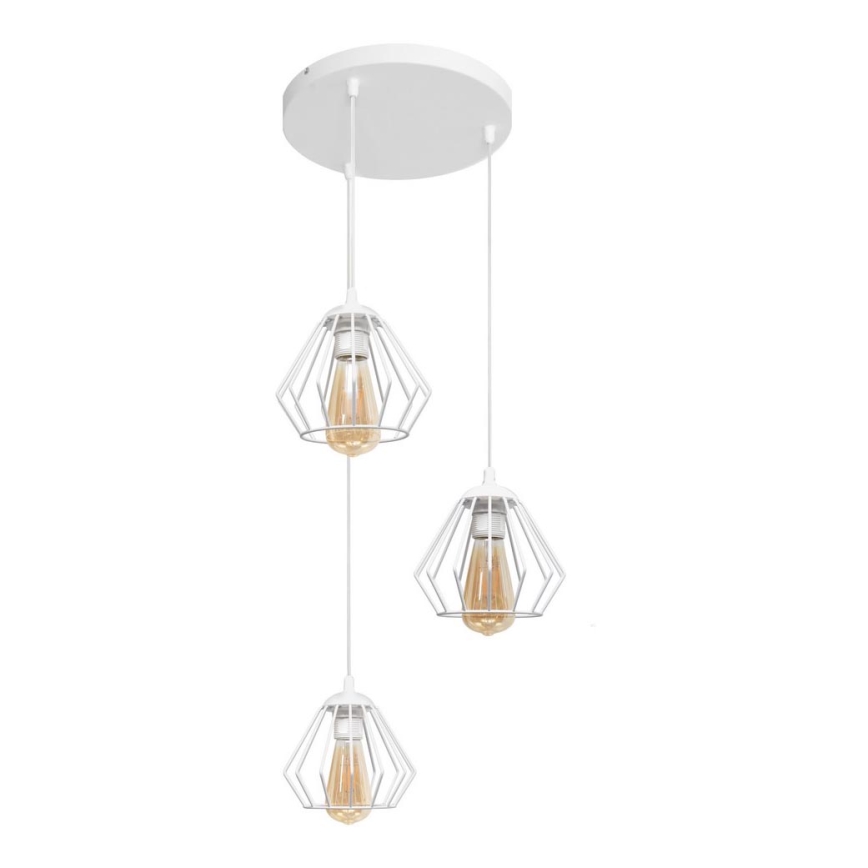 Luster na lanku AGAT 3xE27/15W/230V