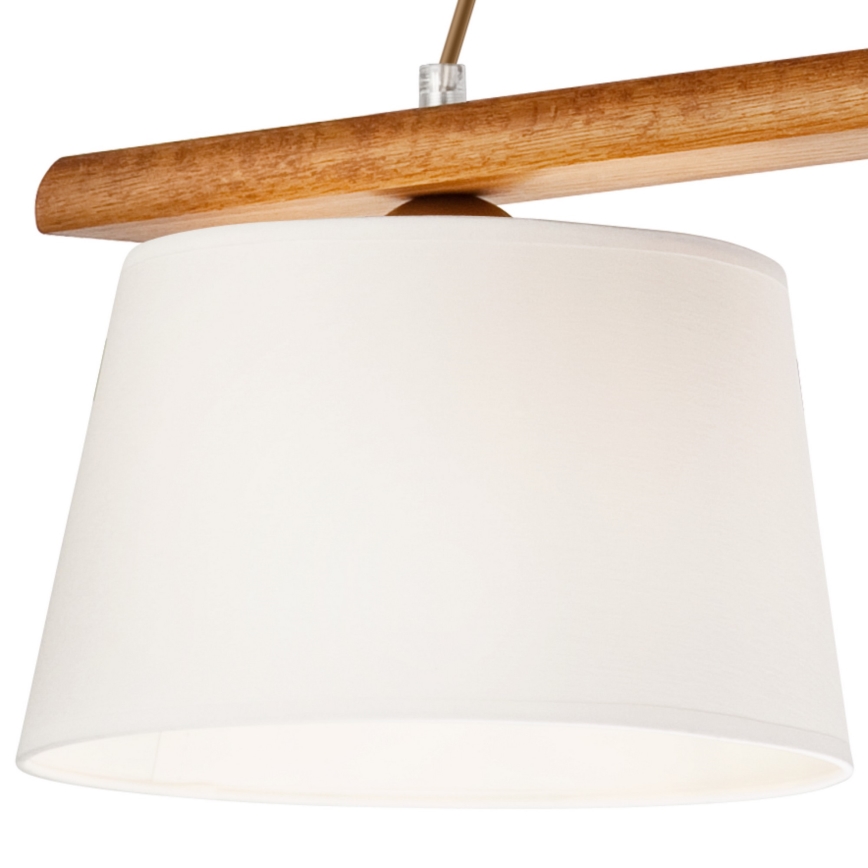 Luster na lanku AIDA 3xE27/60W/230V dub