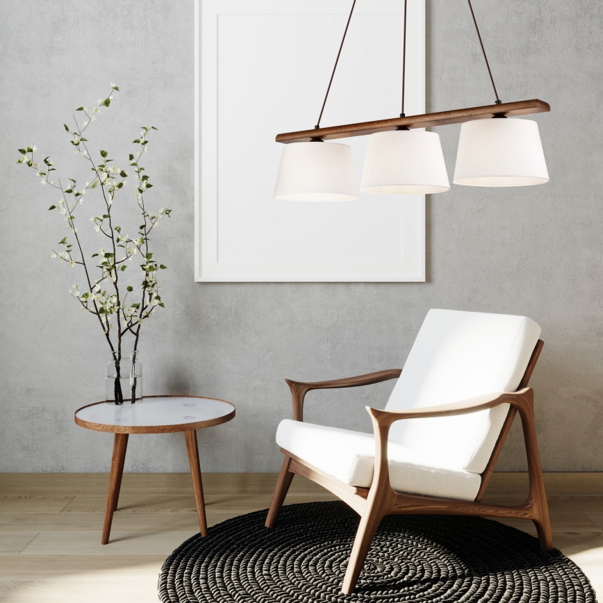 Luster na lanku AIDA 3xE27/60W/230V orech