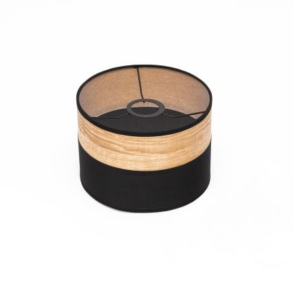 Luster na lanku ALBA 1xE27/15W/230V pr. 20 cm čierna/hnedá