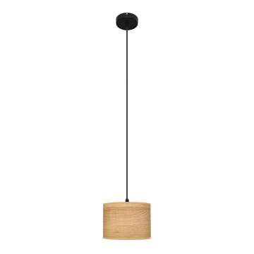 Luster na lanku ALBA 1xE27/15W/230V pr. 20 cm hnedá/čierna
