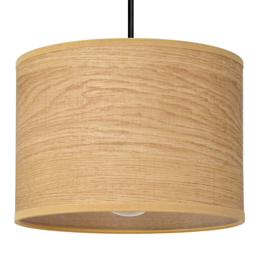 Luster na lanku ALBA 1xE27/15W/230V pr. 20 cm hnedá/čierna