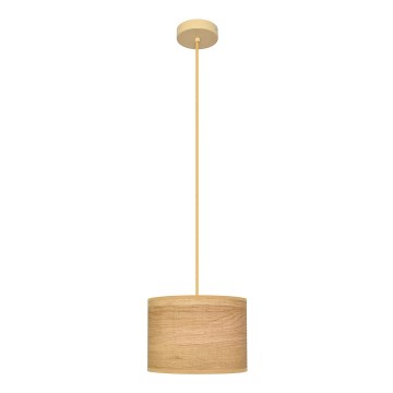 Luster na lanku ALBA 1xE27/15W/230V pr. 20 cm hnedá