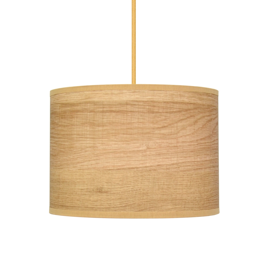 Luster na lanku ALBA 1xE27/15W/230V pr. 20 cm hnedá