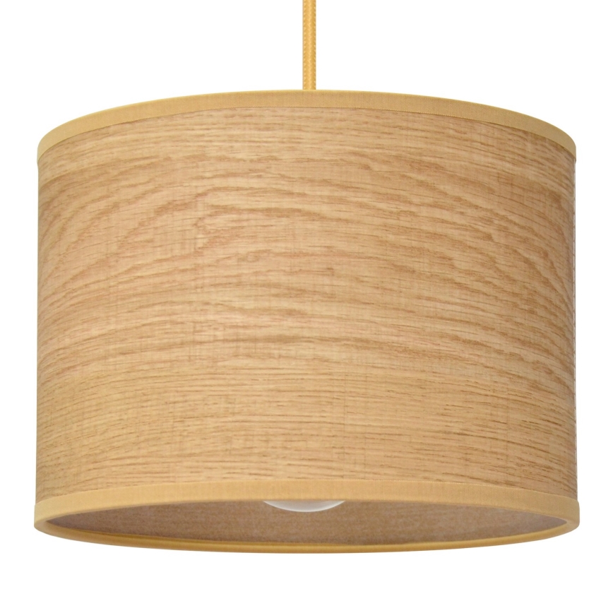 Luster na lanku ALBA 1xE27/15W/230V pr. 20 cm hnedá