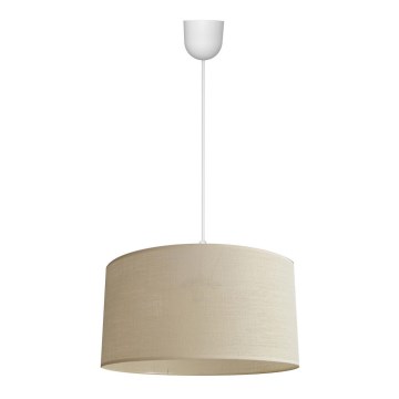 Luster na lanku ALBA 1xE27/15W/230V pr. 40 cm béžová