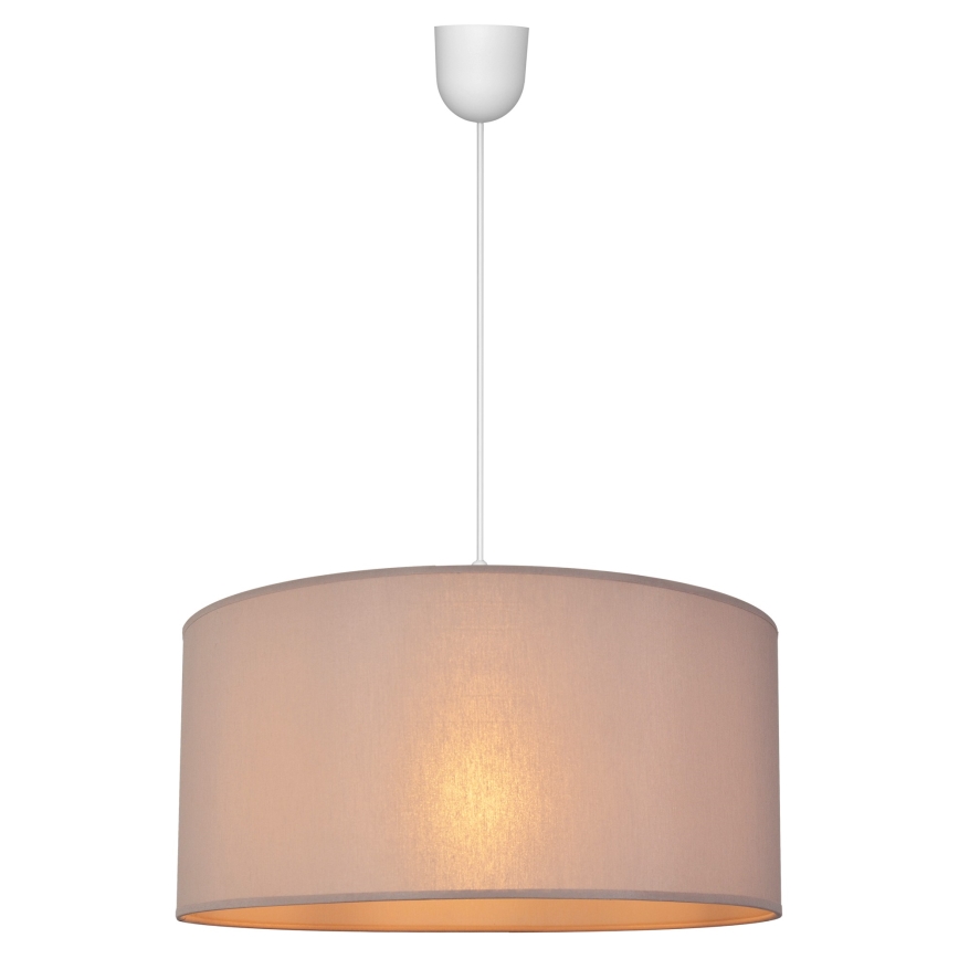 Luster na lanku ALBA 1xE27/15W/230V pr. 40 cm béžová