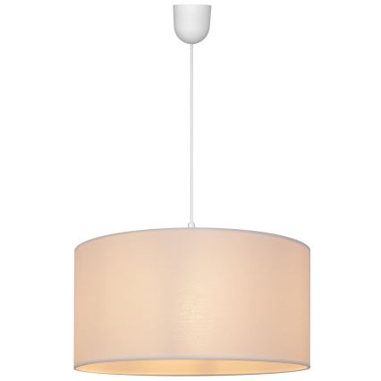 Luster na lanku ALBA 1xE27/15W/230V pr. 40 cm biela