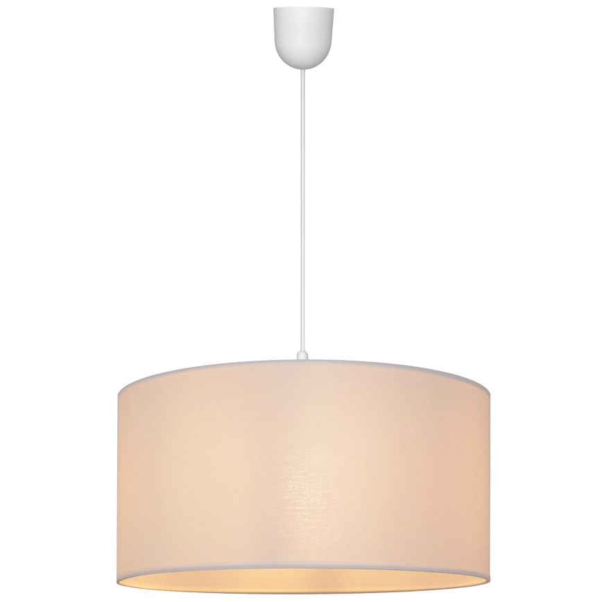 Luster na lanku ALBA 1xE27/15W/230V pr. 40 cm biela