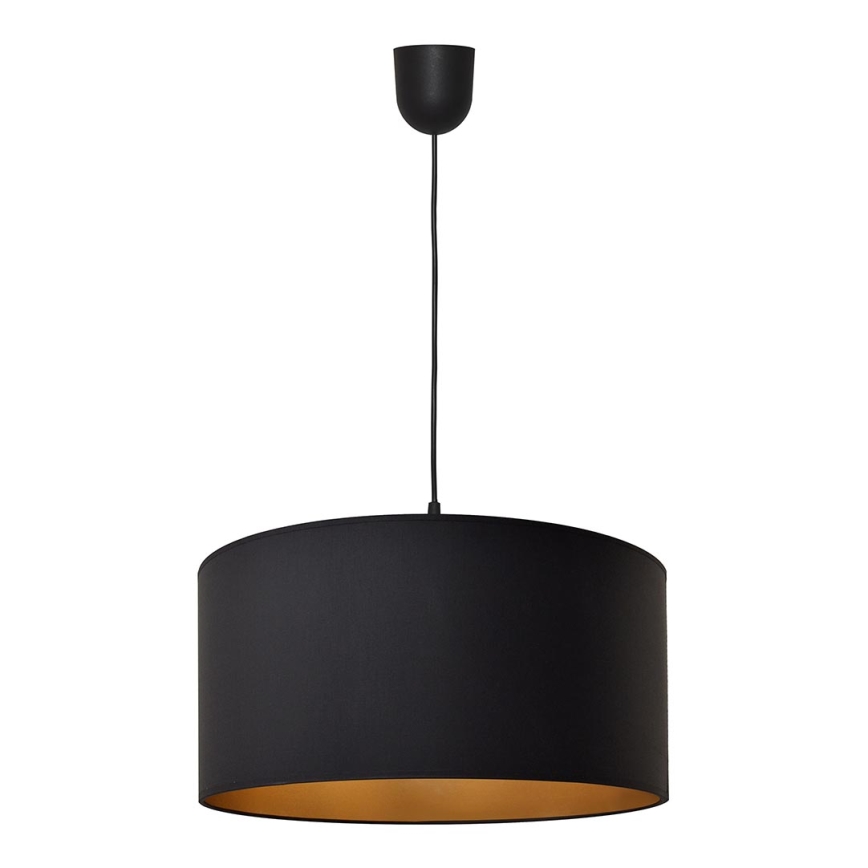 Luster na lanku ALBA 1xE27/15W/230V pr. 40 cm čierna/zlatá