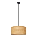 Luster na lanku ALBA 1xE27/15W/230V pr. 40 cm hnedá/čierna