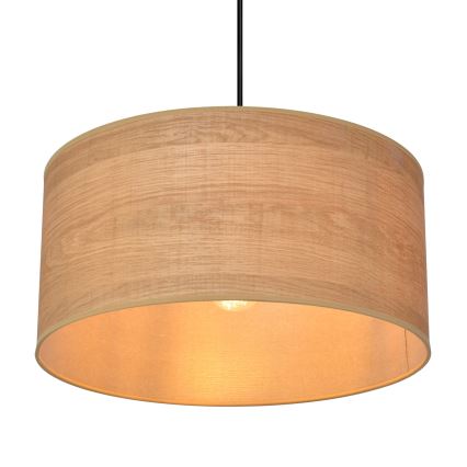 Luster na lanku ALBA 1xE27/15W/230V pr. 40 cm hnedá/čierna