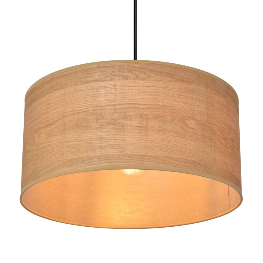 Luster na lanku ALBA 1xE27/15W/230V pr. 40 cm hnedá/čierna
