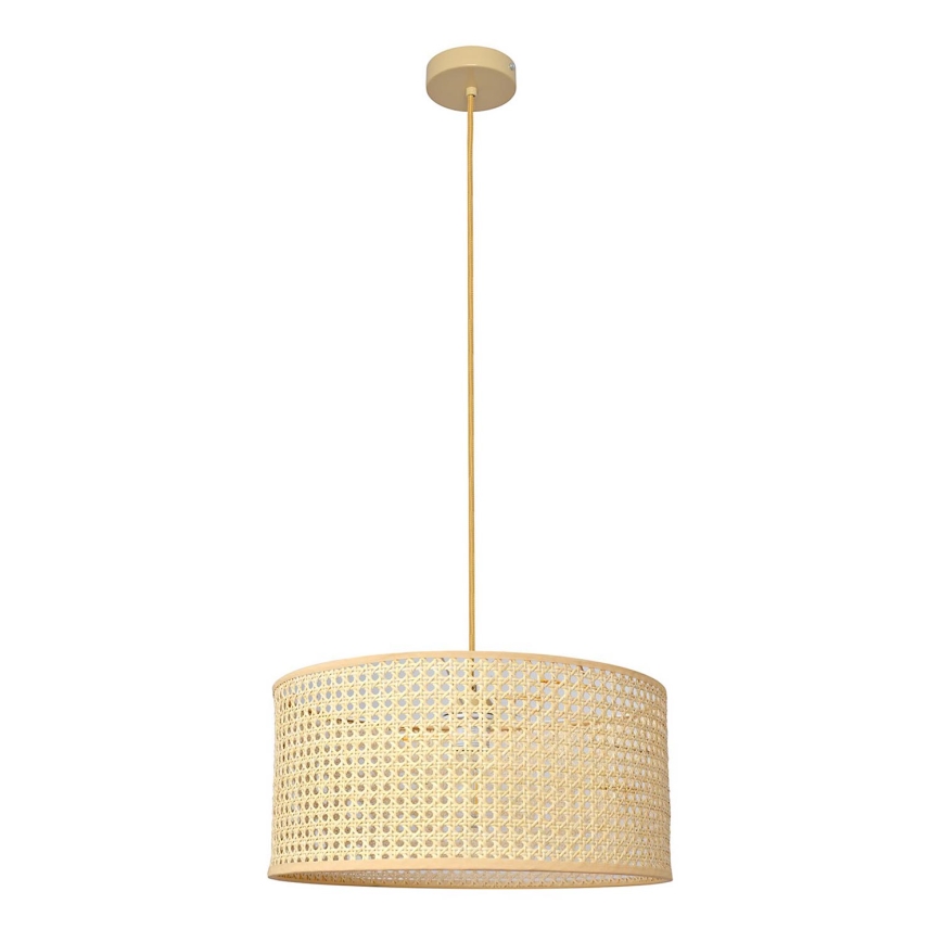 Luster na lanku ALBA 1xE27/15W/230V pr. 40 cm ratan