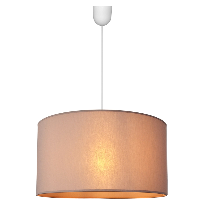 Luster na lanku ALBA 1xE27/15W/230V pr. 45 cm béžová