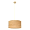 Luster na lanku ALBA 1xE27/15W/230V pr. 45 cm hnedá