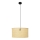 Luster na lanku ALBA 1xE27/15W/230V pr. 45 cm ratan/čierna