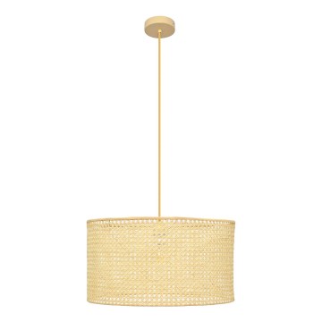 Luster na lanku ALBA 1xE27/15W/230V pr. 45 cm ratan