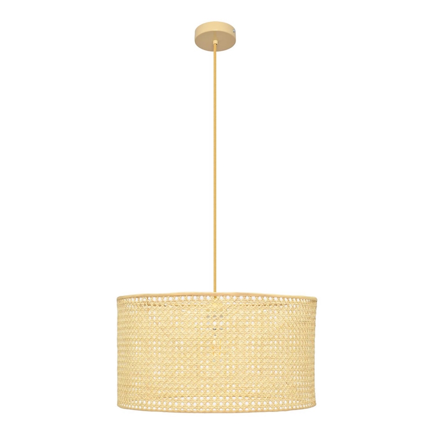 Luster na lanku ALBA 1xE27/15W/230V pr. 45 cm ratan