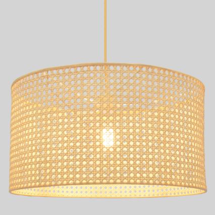 Luster na lanku ALBA 1xE27/15W/230V pr. 45 cm ratan