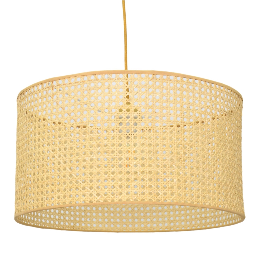 Luster na lanku ALBA 1xE27/15W/230V pr. 45 cm ratan