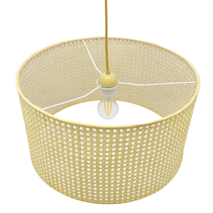 Luster na lanku ALBA 1xE27/15W/230V pr. 45 cm ratan