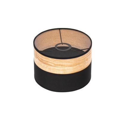 Luster na lanku ALBA 3xE27/15W/230V čierna/hnedá