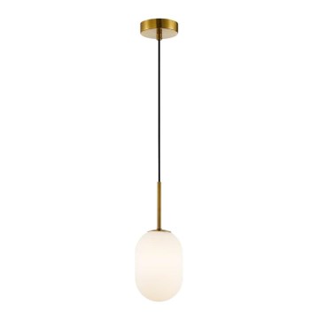 Luster na lanku ALIAS 1xG9/8W/230V pr. 12 cm zlatá