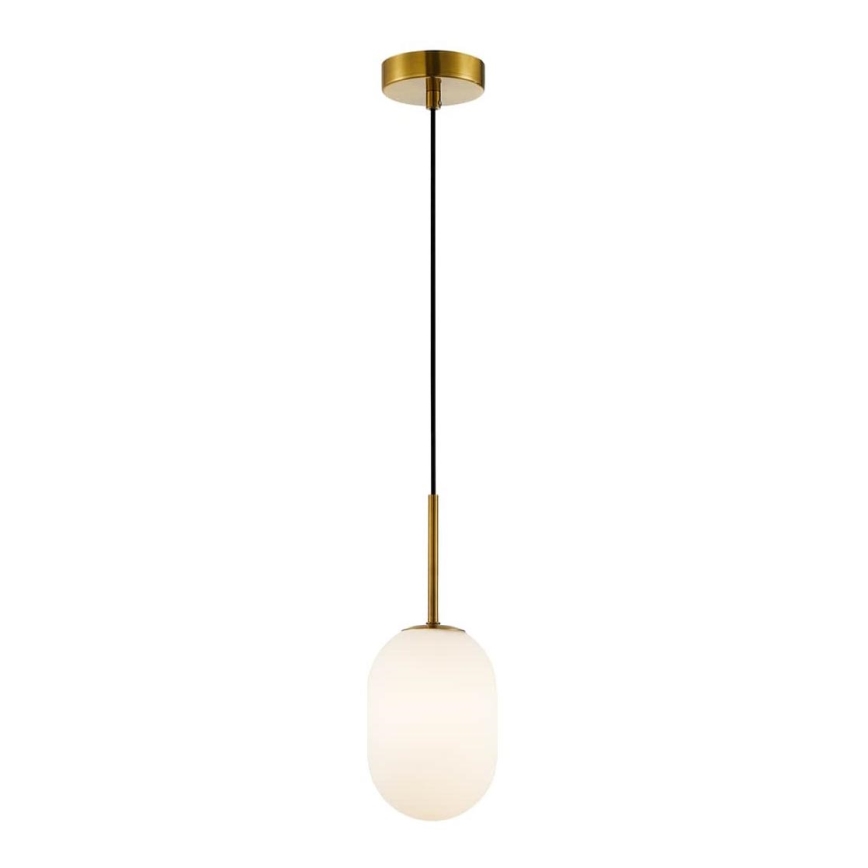 Luster na lanku ALIAS 1xG9/8W/230V pr. 12 cm zlatá