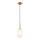 Luster na lanku ALIAS 1xG9/8W/230V pr. 12 cm zlatá