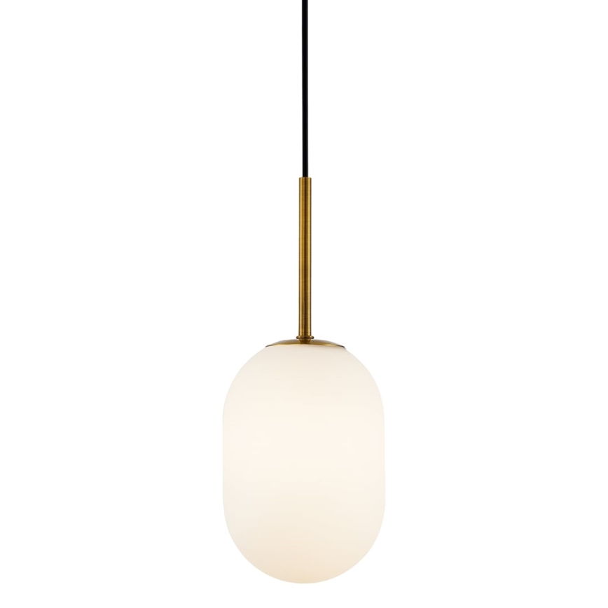 Luster na lanku ALIAS 1xG9/8W/230V pr. 12 cm zlatá