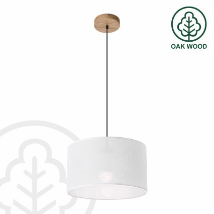 Luster na lanku ANTONIO 1xE27/60W/230V dub