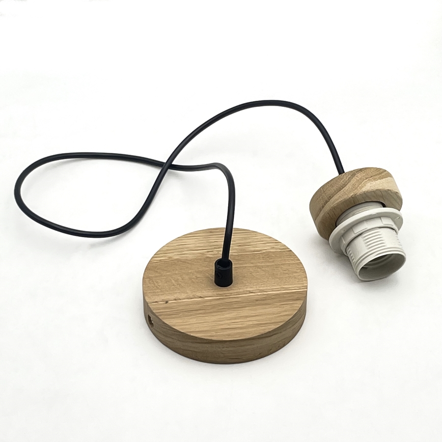 Luster na lanku ANTONIO 1xE27/60W/230V dub