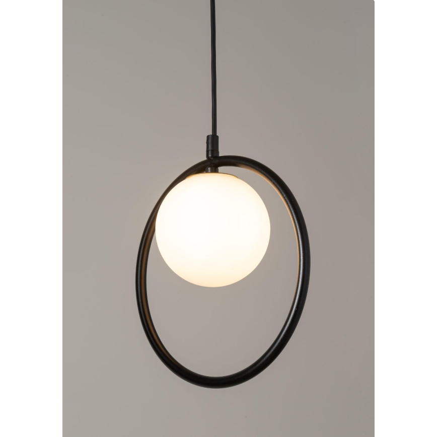 Luster na lanku AQUA 1xG9/12W/230V čierna