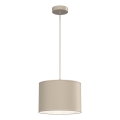 Luster na lanku ARDEN 1xE27/15W/230V pr. 25 cm béžový