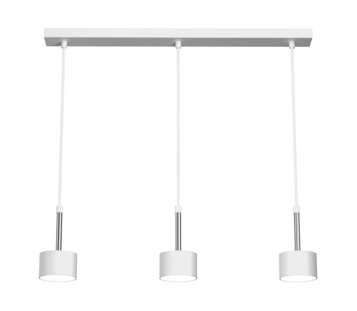 Luster na lanku ARENA 3xGX53/11W/230V biela/chróm