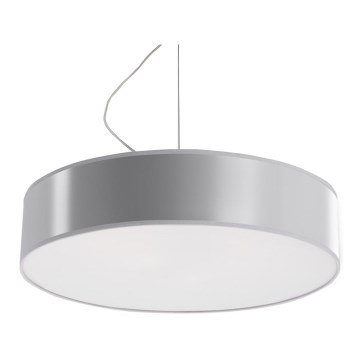 Luster na lanku ARENA 45 3xE27/60W/230V šedá