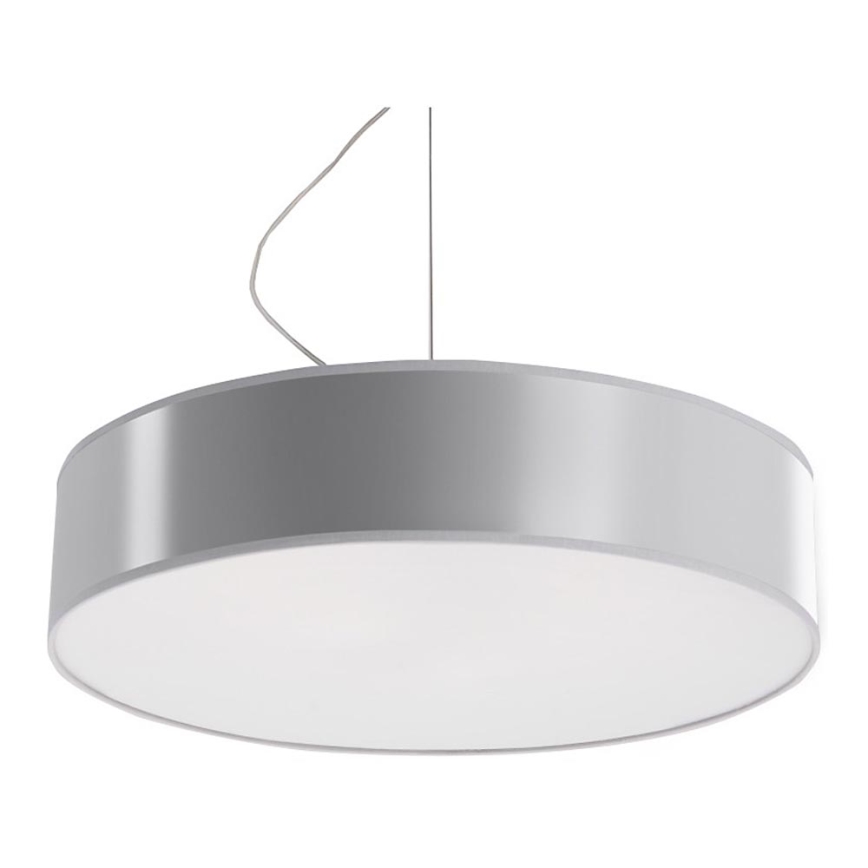 Luster na lanku ARENA 45 3xE27/60W/230V šedá