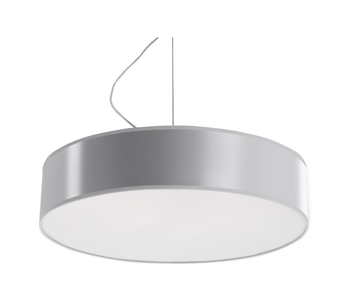 Luster na lanku ARENA 45 3xE27/60W/230V šedá
