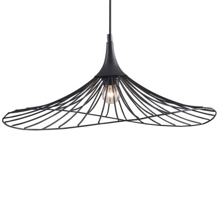 Luster na lanku ARIELLE 1xE27/20W/230V pr. 50 cm čierna