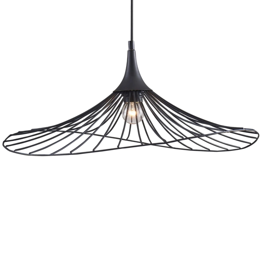 Luster na lanku ARIELLE 1xE27/20W/230V pr. 50 cm čierna